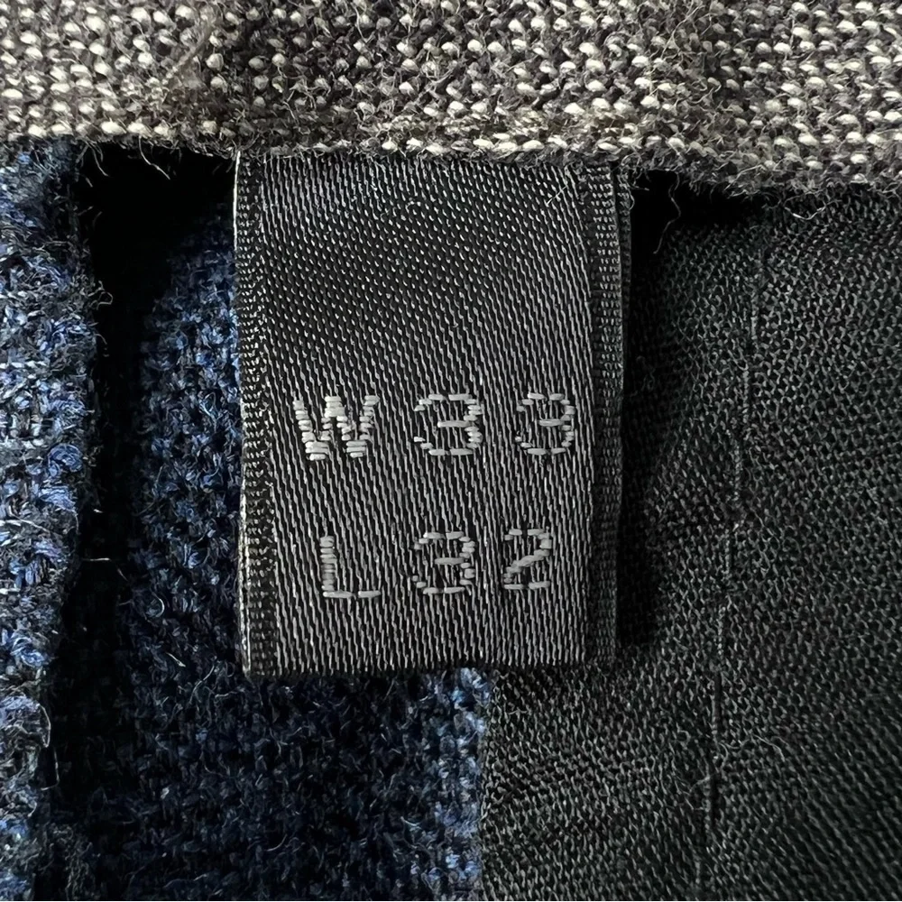 J. CREW BOWERY Classic Fit Navy Blue Wool Men's Dress Pants Trousers 33 …